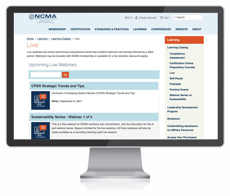 Content Webinars