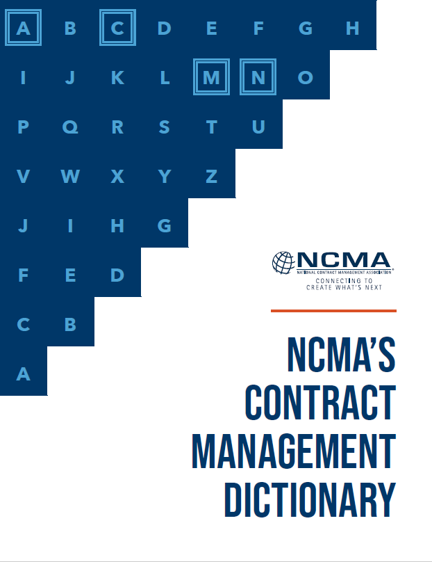 NCMA's Contract Management Dictionary